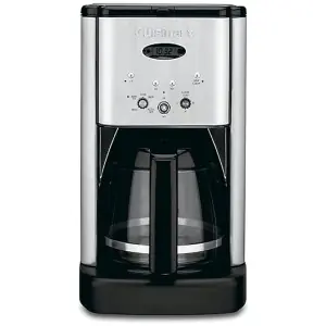 Cuisinart DCC-1200P1 Brew Central 12-Cup Programmable Coffeemaker Coffee Maker, Carafe, Brushed Chrome