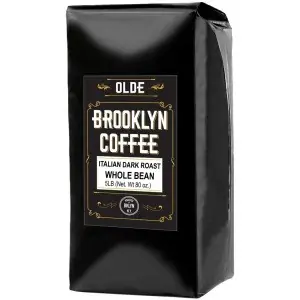 ITALIAN Dark Roast Whole bean – 5 LB Extra Strong Coffee - The World’s Strongest Coffee Beans | Classic Black Coffee, Breakfast, House Gourmet,...