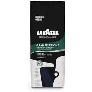 Lavazza Gran Selezione Ground Coffee Blend, Dark Roast, 12 oz
