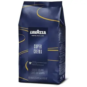 Lavazza Super Crema Whole Bean Coffee Blend, light-Medium Espresso Roast, 2.2 Pound (Pack of 1) ,Premium Quality, Aromatic, Mild and creamy