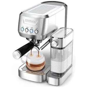 MAttinata Espresso Machine, 20 Bar Cappuccino Machines for Home, Coffee Maker with Automatic Milk Frother, Latte Machine for Mom Dad Coffee Lovers...
